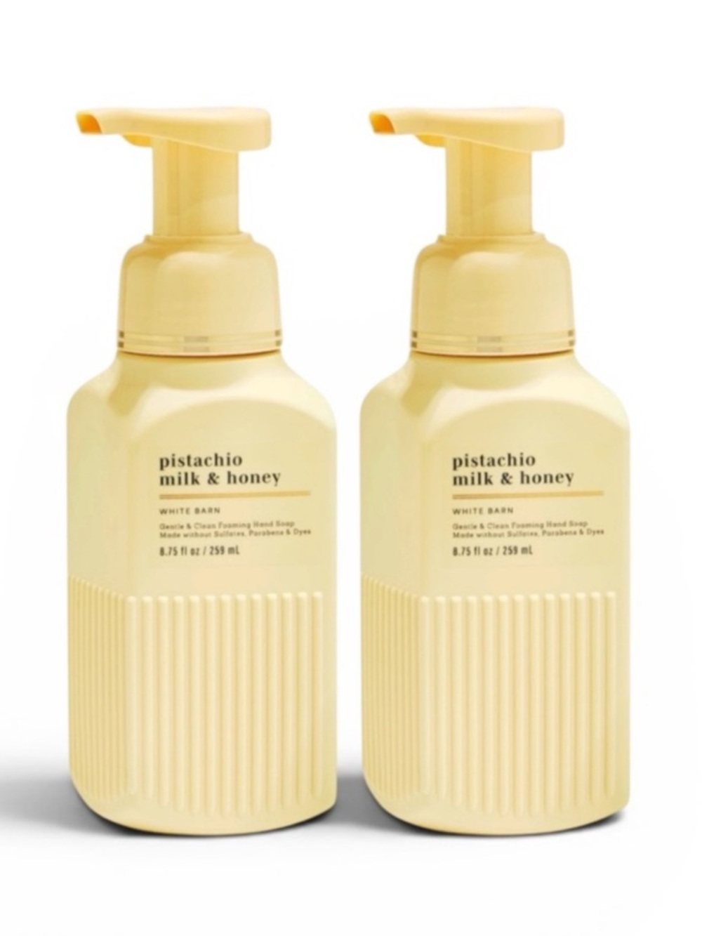 NEW 2-Pc Bath & Body Works 
PISTACHIO MILK & HONEY Luxe Foaming Soap Set Bundle